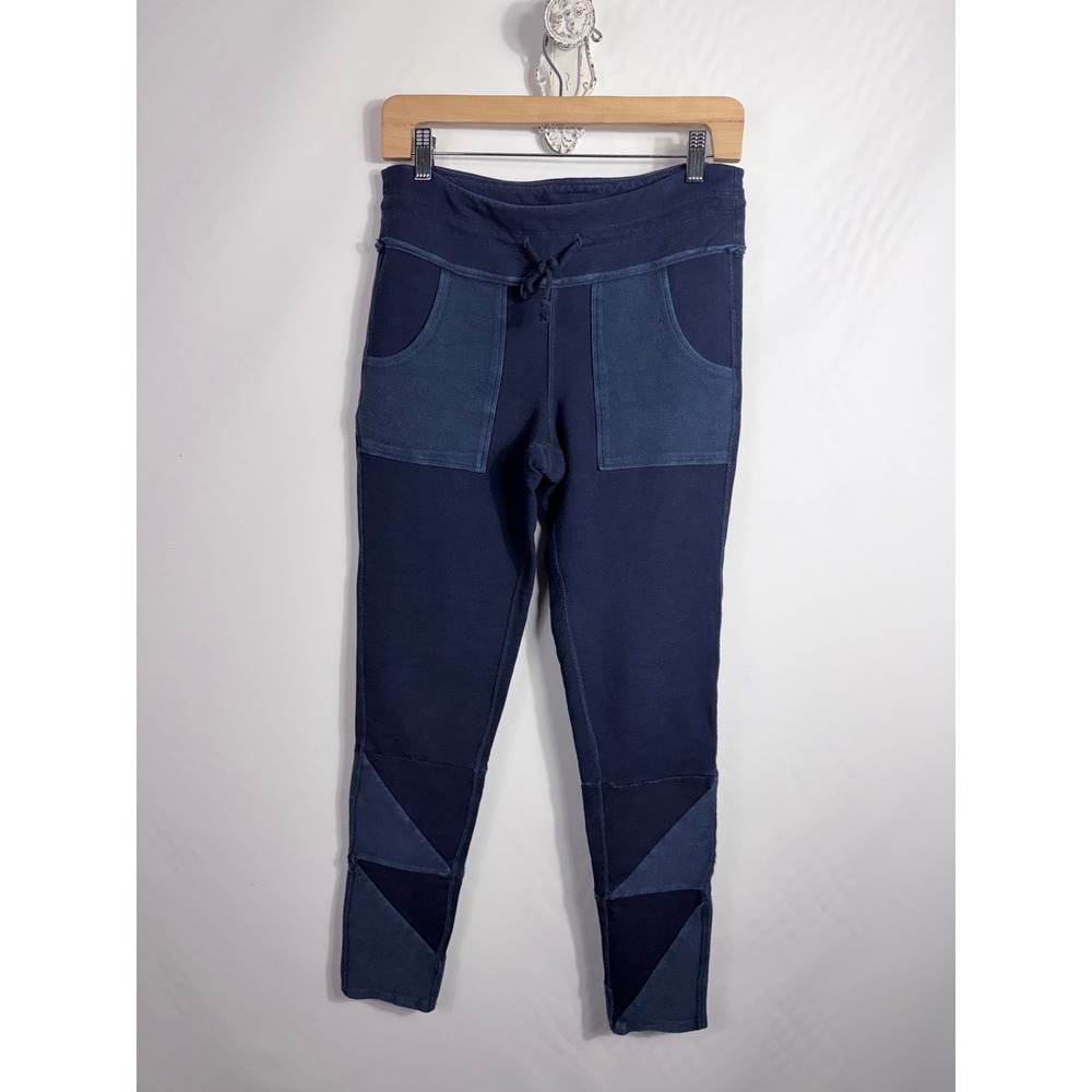 FP Movement Kyoto Joggers Medium Blue Colorblock French Terry Athleisure Pants